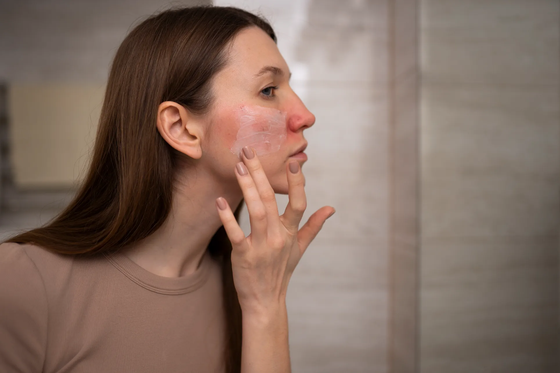Skincare treatment with Prx Derm Perfection for smoother skin